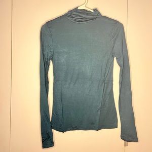 Turquoise turtleneck